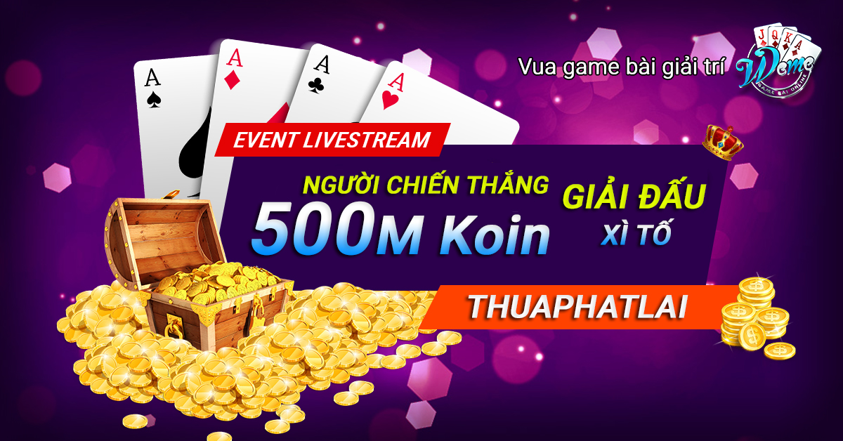 Công Bố Người Chiến Thắng Giải Đấu Xì Tố